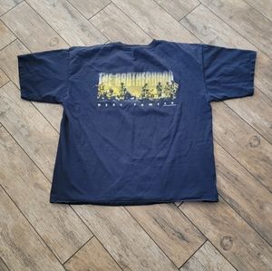 United Brotherhood of Firefighters Vintage 2002 XXL  Tee Faded Blue NO RIPS ASIS